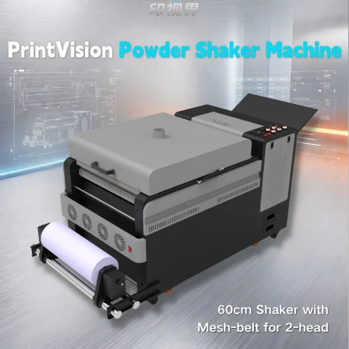 PrintVision 60cm DTF Powder Shaker Machine – High-Efficiency Mesh Belt Curing Machine for 2-Head DTF Printers