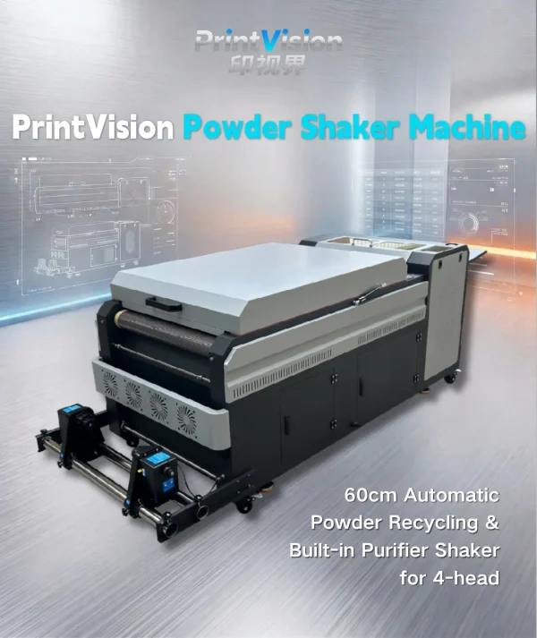 DTF-Powder-1 60cm DTF Powder Shaker with Auto Recycling & Built-in Purifier for 4-Head Printers