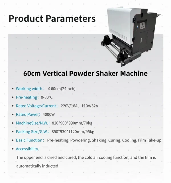 High-Speed-DTF-1778463458827-9 PrintVision 60cm Vertical DTF Powder Shaker Machine – Space-Saving Curing System