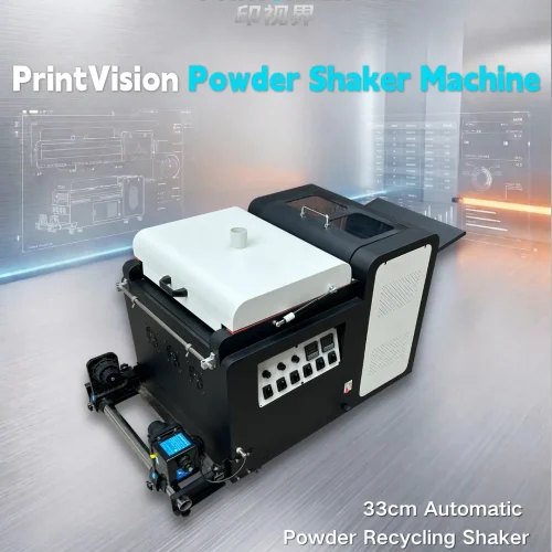 PrintVision 33cm Automatic Powder Recycling DTF Shaker – Advanced A3 Curing Machine